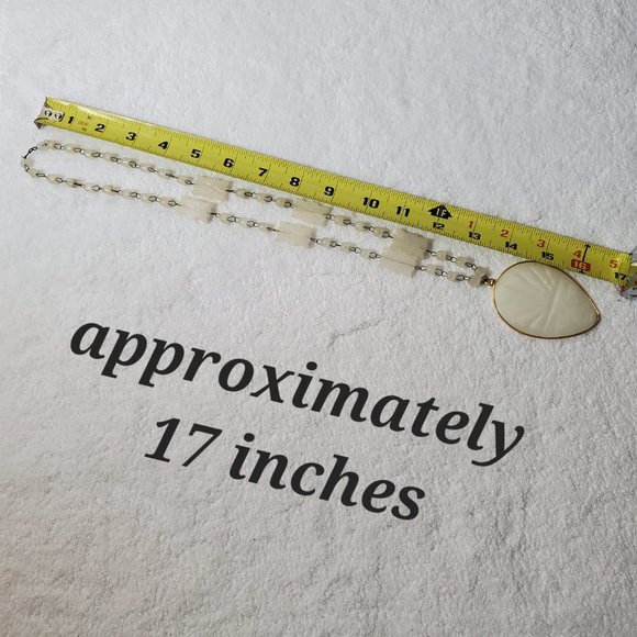 Handmade Vintage Artisan Tribal Carved Pendant Necklace - Picture 5 of 7